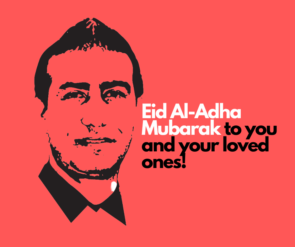 Eid Al-Adha Mubarak to you and your loved ones!
