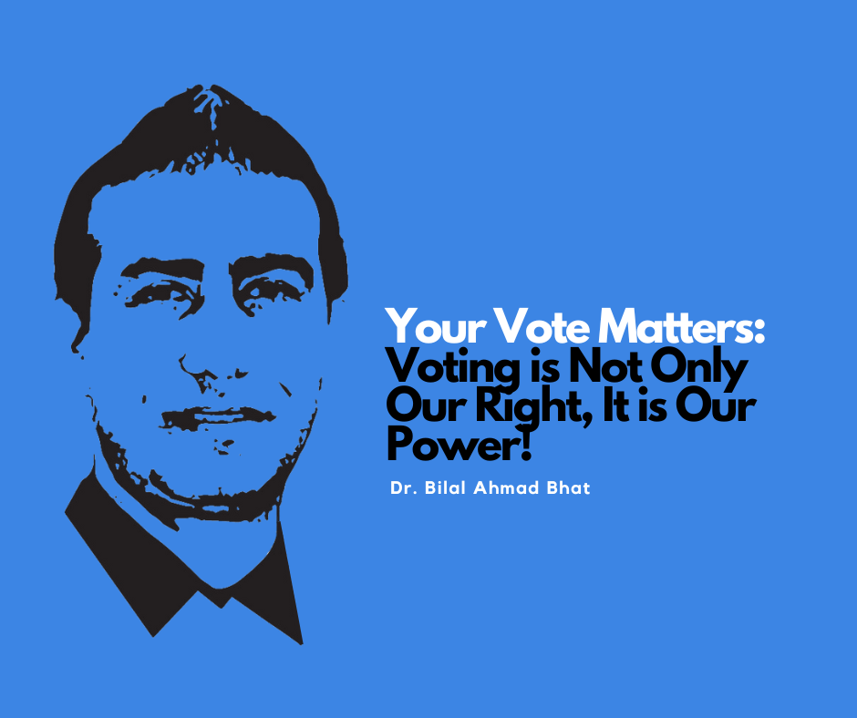 Your Vote Matters Voting is Not Only Our Right, It is Our Power!