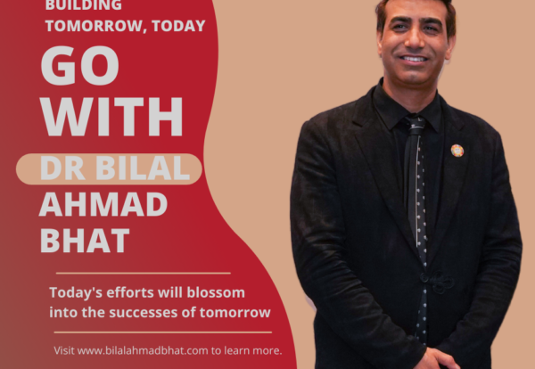 Think About Tomorrow, Today: The Urgent Need to Shape Our Future By Dr. Bilal Ahmad Bhat, Social & Political Activist