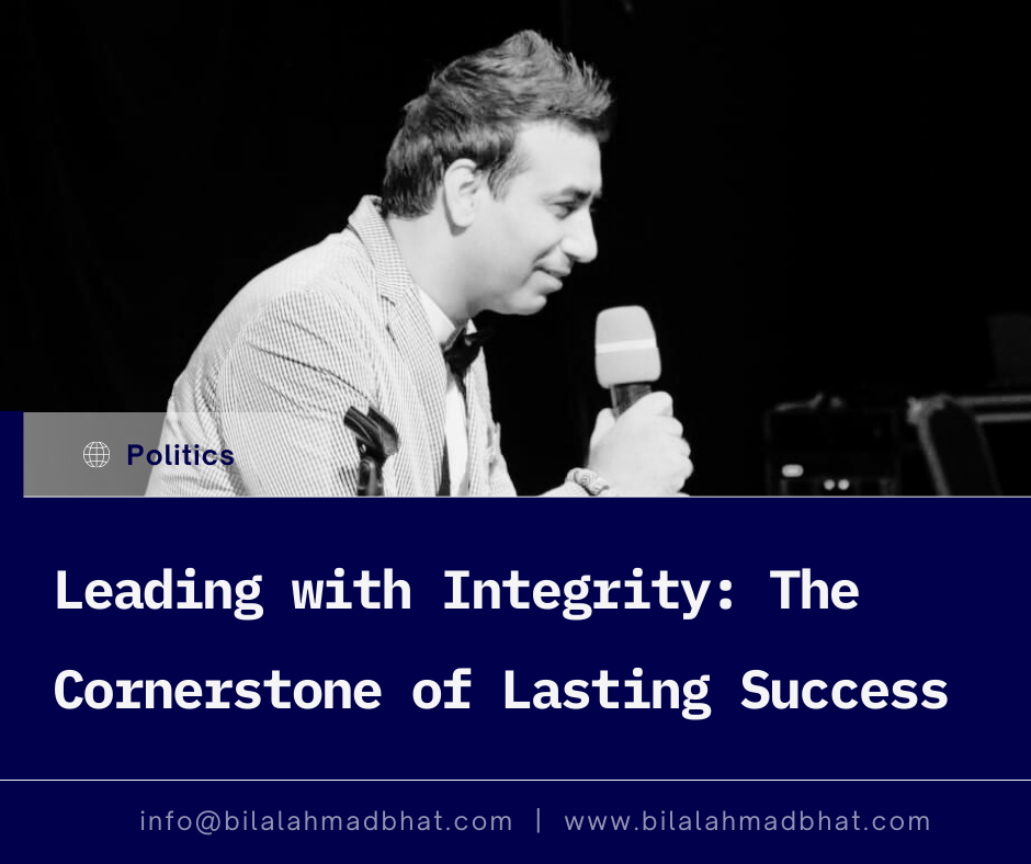 Leading with Integrity: The Cornerstone of Lasting Success