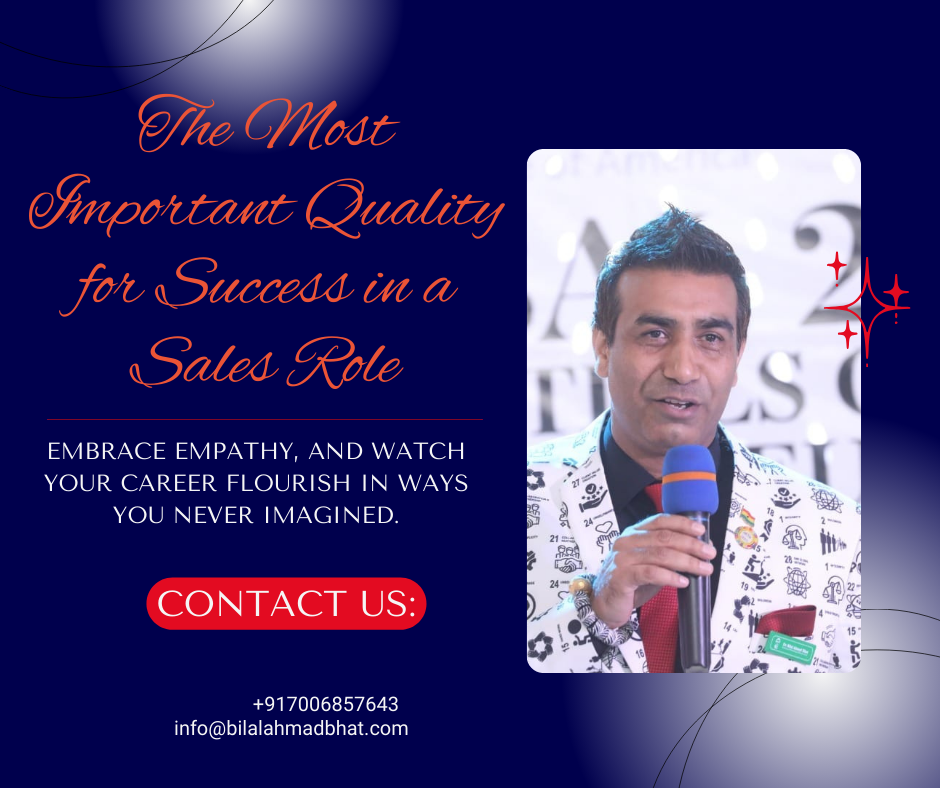 The Most Important Quality for Success in a Sales Role