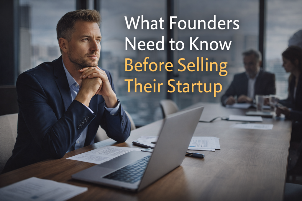 What Founders Need to Know Before Selling Their Startup
