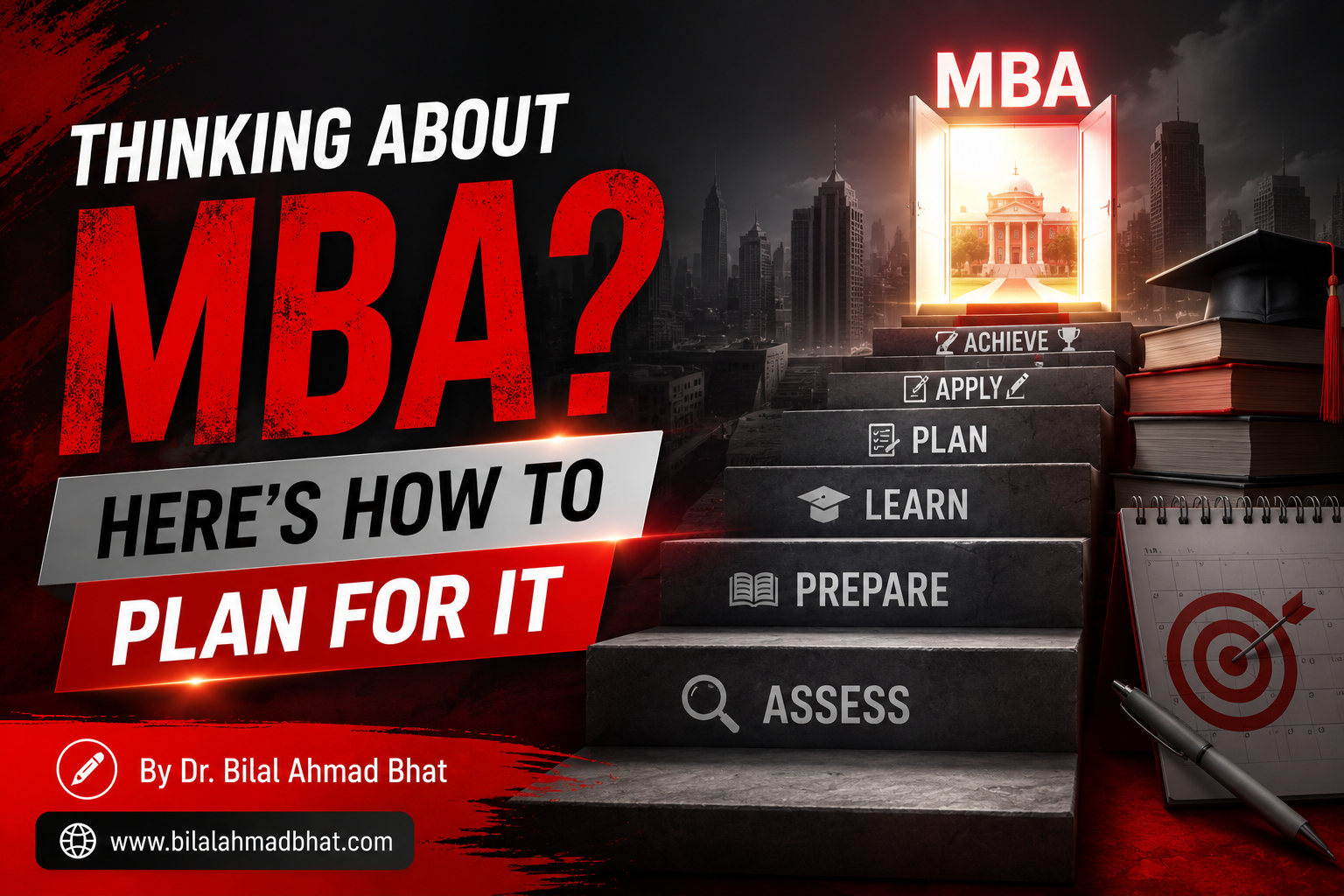 Thinking About an MBA Here’s How to Plan For It By Dr. Bilal Ahmad Bhat